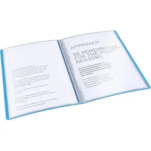 ESSELTE Vivida A4 presentation album, 20 pockets, blue (10K095C)
