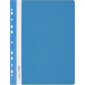 Hanging PVC Foolscap Binder Folder, Biurfol, blue, pack of 10