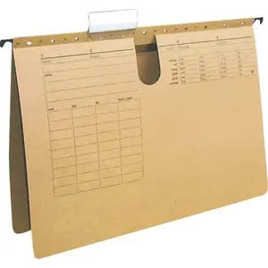 Suspension File Q-Connect Q-CONNECT A4 cardboard 250 gsm light brown
