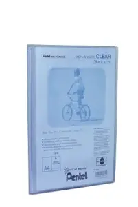 Personal organizer display book A4, clear sleeves, Blue — No name Pentel model tek4070259