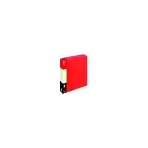 Document display folder Grand A4 presentation album with 100 clear pockets, red