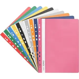 hanging soft file folder Biurfol PP mix pack of 10 — suspended document holder