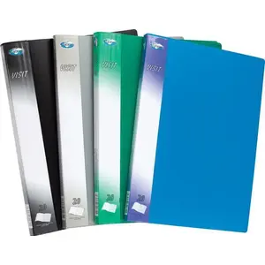 Display book Centrum Visit A4 20 pockets PVC model 80035 mix colors
