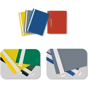 Folder A4 hard cover Biurfol BIUR0215 — pack of 10, grey