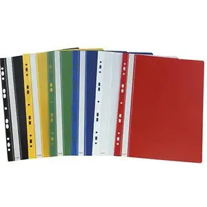 Binder Folder Biurfol A4 hard clip-in blue, pack of 10 (model skk3040019)