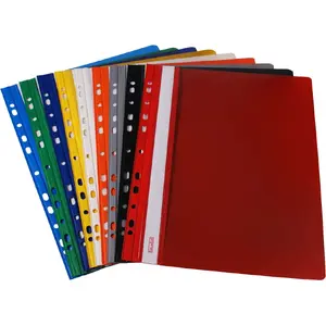 Suspended hard PVC A4 folder Biurfol BF5166 — red, 20 pcs