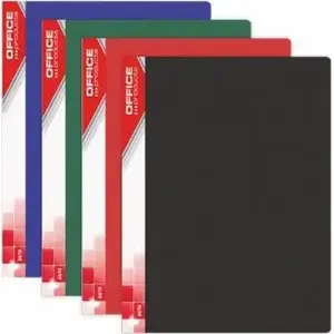 Folder pouch A4, Panta Plast, model 21121011-04 — 520 μm plastic, 10 pockets, red