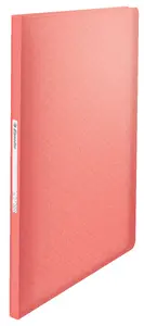 Display Book ESSELTE Colour'Breeze 40 pockets, Coral translucent, PP, 310×233×17 mm