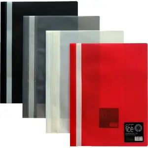 Ziemia Obiecana A4 binder pockets without perforation, pack of 10, clear