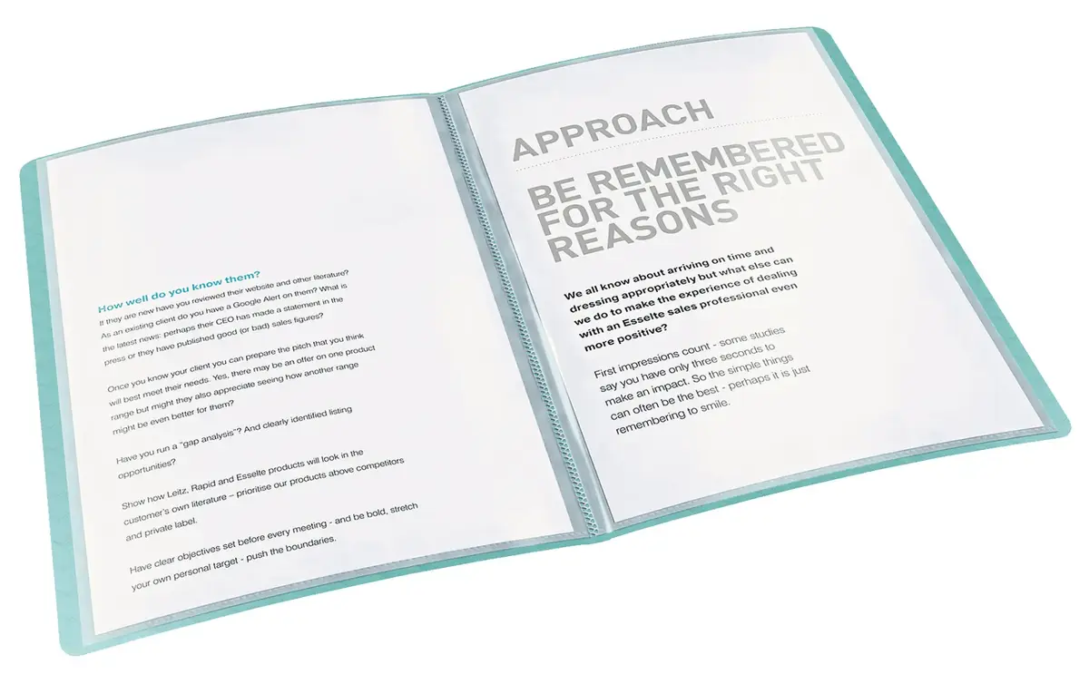 ESSELTE Colour'Breeze display book — 40 pockets Photo 2