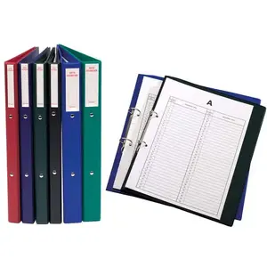 File folder Biurfol TD-12-04NIEB — personal records folder, 2 rings, 2 cm spine, blue