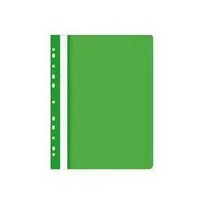 Папка-скоросшиватель Office Products A4 зелёная – папка для документов A4, цвет зелёный
