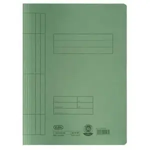 Document folder Elba PP A4 green — Elba E20451GN, A4 polypropylene folder, green