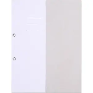 Document folder A4 with thumb hole Bigo — white