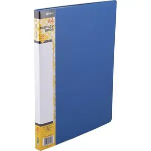 D.Rect presentation folder with 20 clear pockets, blue – D.Rect model 447702