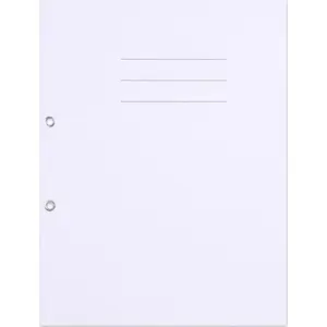 A4 Binder Folder with Eyelet Bigo — White