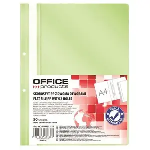 Office Products Папка-скоросшиватель A4 из ПП, 2 отверстия, для документов A4 (модель 21104211-15)