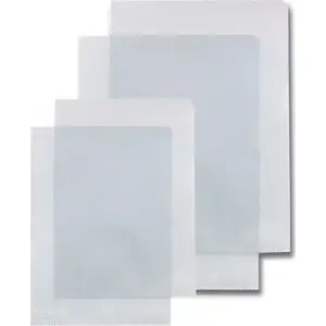 Document sleeves ESSELTE A4 clear plastic sleeves, 150 µm, pack of 100