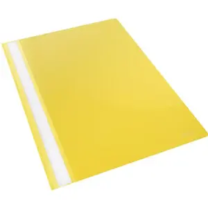 Folder ESSELTE A4 yellow plastic sleeve 15383 — A4 document sleeve, single-pocket