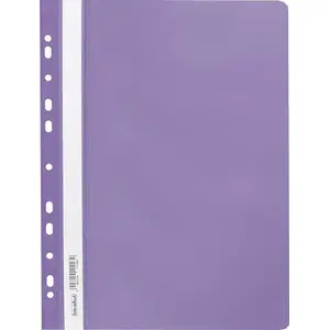Plastic perforated A4 folder Biurfol SPP-02-11 — purple, polypropylene (PP)