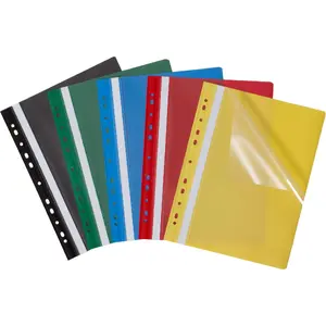 Document folder Bantex EVO A4 punched, gray — pack of 25