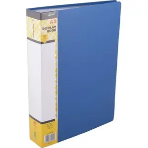 D.Rect presentation folder with 80 plastic pockets, blue – D.Rect model 447642