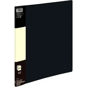 Grand presentation folder with 10 pockets, black, model 237475