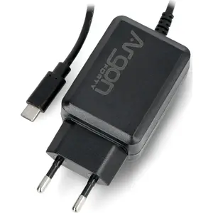 Barošanas bloks Argon40 V2 USB-C 5,25V 3,5A priekš Raspberry Pi 4B — melns