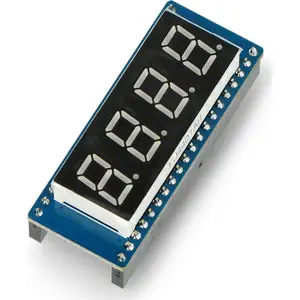 Segment display module 4×8-segment, Waveshare, red, SPI interface, for Raspberry Pi Pico