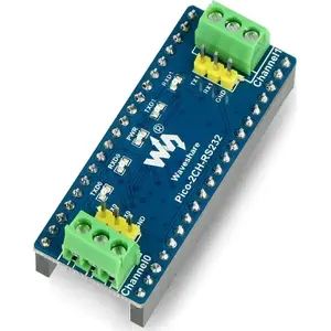 Serial RS232 Transceiver Module Waveshare SP3232EEN for Raspberry Pi Pico, 2-channel UART
