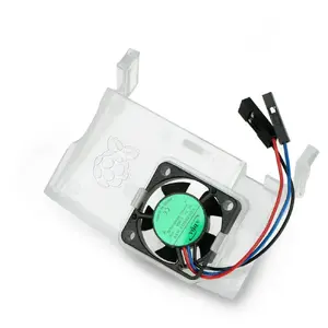 Fan for Raspberry Pi 4B official case (Raspberry) — compact cooling fan for single-board computer