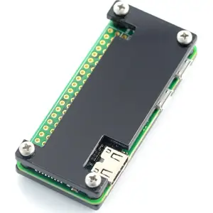 Enclosure for Raspberry Pi Zero Gravlaser Fluo Open — black