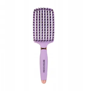 Щетка для волос с щетиной дикого кабана Lilac — No name — модель 5905490225702