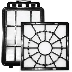 Filtrs Electrolux EF155 cilindriskajam putekļsūcējam — 2 gab., melns/balts