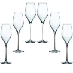 Komplekts 4 Lumarko VINOS glāzes dzirkstošam vīnam 238 ml — kājainās glāzes, 4 gab.