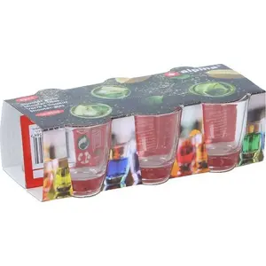 Shot glasses ALPINA set of 6 — 45 ml capacity each, glassware