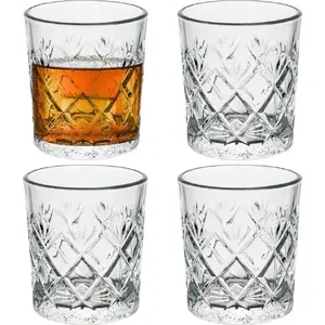 Whisky glass set Excellent Houseware KO103735/ALL — 4 pcs, 230 ml each