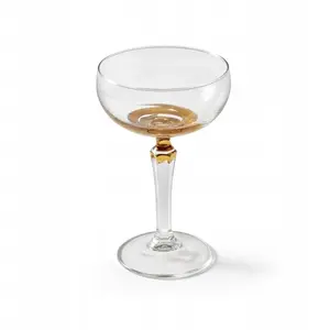 Stikla trauks Ledvance Imperfect Gold Coupe 25 cl — kupes glāze, tilpums 25 cl