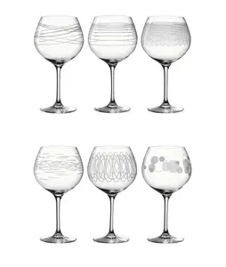 All-purpose wine glass LEONARDO Casella 630 ml — set of 6, glass, 21 cm height, 8 cm bowl