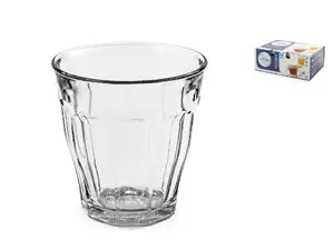 Glass tumbler set DURALEX Picardie Transparent 6 pcs — 250 ml each