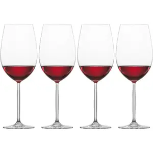 Wine Glass Set Lumarko MUSE Bordeaux 768 ml — 4 pcs, clear glass