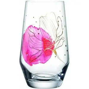 Glass tumbler LEONARDO 365 ml – drinking glass for cocktails and soft drinks
