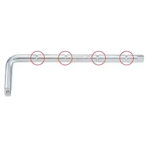 L‑handle socket wrench King Tony 1/2" 300 mm model KY4584-12R