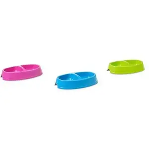 Pet feeding bowl Savic double plastic picnic bowl for cats and small dogs