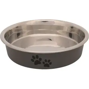 Миска Trixie из нержавеющей стали для короткомордых кошек, 0,25 л, Ø 13 см