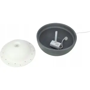 Поильник Trixie Vital Dome 1,5 л, серо‑белый, 20×10×20 см для животных