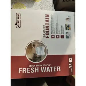 Pet Water Fountain DYWANY ŁUSZCZÓW BK-14285, four-level flow, 2 L capacity, no adapter
