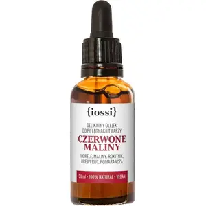 Sejas eļļa Iossi Sarkanā avene ar aveņu kauliņu, pūķkviešu (oblepihas), greipfrūta un apelsīnu eļļām 30 ml