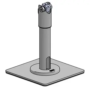 Ergonomic Solutions Base Plate with SP1 200 mm — desk mounting base plate for SP1 arm