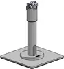 Ergonomic Solutions Base Plate with SP1 200 mm Photo 2